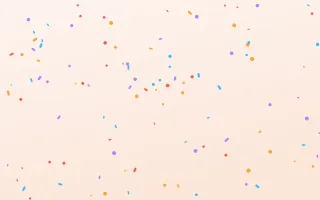 Piñata Burst — light red, orange and blue cartoon background
