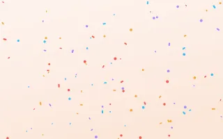 Piñata Burst III — light red, orange and blue cartoon background, variation III