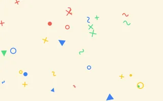 Playtime Pop III — light red, blue and gold cartoon background, variation III