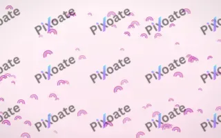 Candy Rainbows III — light pink, purple and white cartoon background, variation III