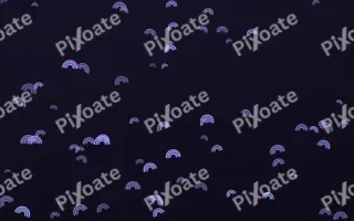 Neon Rainbows — dark purple, teal and blue cartoon background