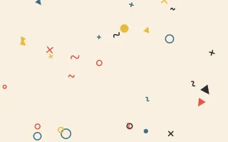 Retro Toon III — light red, blue and gold cartoon background, variation III