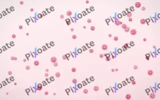 Blush Smileys — light pink and white cartoon background