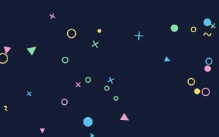 Space Toons II — colourful blue, pink and gold cartoon background, variation II
