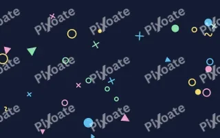 Space Toons II — colourful blue, pink and gold cartoon background, variation II