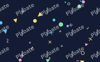 Space Toons III — colourful blue, pink and gold cartoon background, variation III