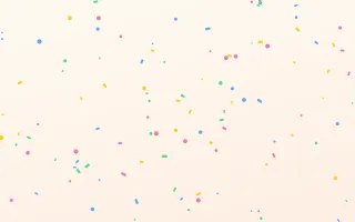Sprinkle Shower — light pink, blue and gold cartoon background