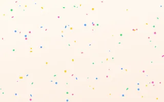 Sprinkle Shower II — light pink, blue and gold cartoon background, variation II
