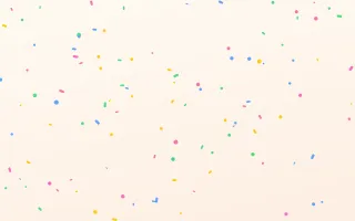 Sprinkle Shower III — light pink, blue and gold cartoon background, variation III