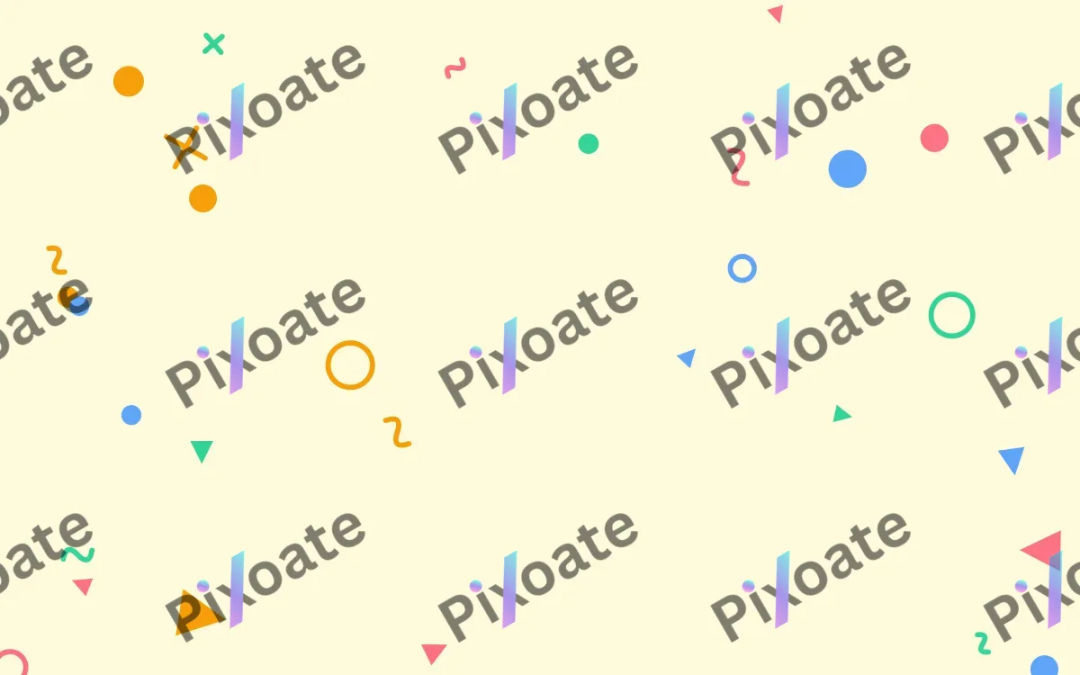 Sunny Doodle — light gold, red and blue cartoon background
