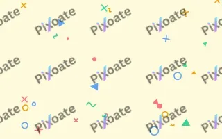 Sunny Doodle II — light gold, red and blue cartoon background, variation II
