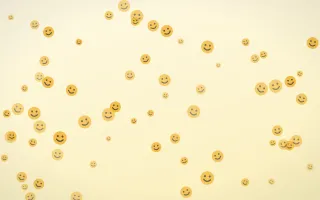 Sunny Smiles — light gold, brown and beige cartoon background