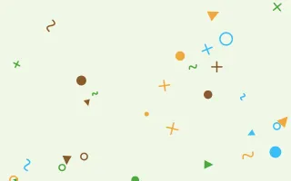 Toon Jungle II — light green, orange and brown cartoon background, variation II