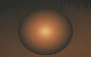 Autumn Glow Cave V — colourful orange, brown and grey cave background, variation V