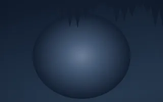 Blue Hour Cave II — dark blue cave background, variation II