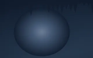 Blue Hour Cave IV — dark blue cave background, variation IV