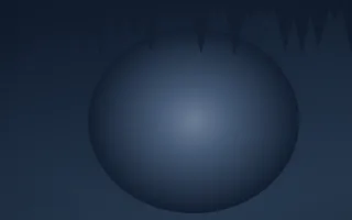 Blue Hour Cave VI — dark blue cave background, variation VI