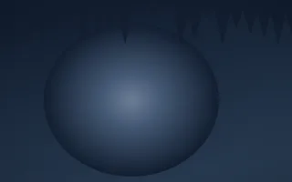 Blue Hour Cave X — dark blue cave background, variation X