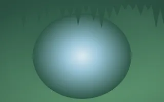Clear Day Cave V — light blue and green cave background, variation V