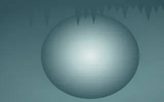 Coastal Mist Cave IX — light white and teal cave background, variation IX