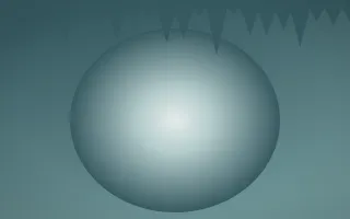 Coastal Mist Cave V — light white and teal cave background, variation V