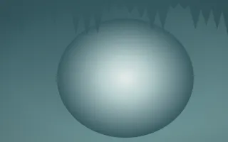 Coastal Mist Cave VI — light white and teal cave background, variation VI