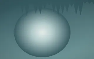Coastal Mist Cave VII — light white and teal cave background, variation VII