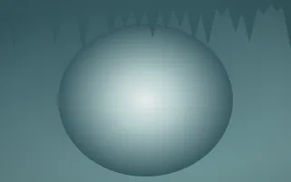 Coastal Mist Cave VIII — light white and teal cave background, variation VIII