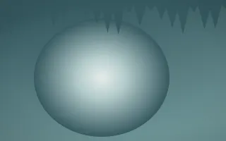 Coastal Mist Cave X — light white and teal cave background, variation X