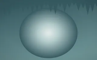 Coastal Mist Cave XI — light white and teal cave background, variation XI