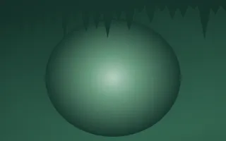 Emerald Mist Cave VIII — dark green cave background, variation VIII