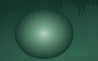 Emerald Mist Cave X — dark green cave background, variation X