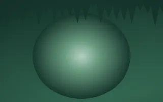 Emerald Mist Cave XI — dark green cave background, variation XI