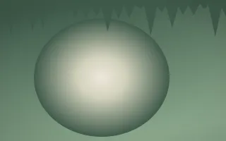 First Light Cave — light beige and green cave background