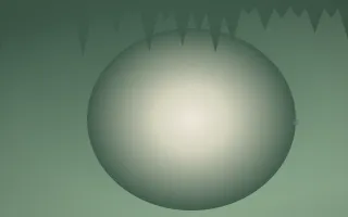 First Light Cave IX — light beige and green cave background, variation IX