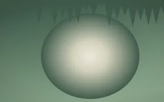 First Light Cave VI — light beige and green cave background, variation VI