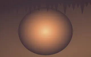 Golden Hour Cave V — colourful orange and pink cave background, variation V
