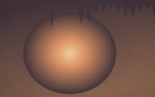 Golden Hour Cave VII — colourful orange and pink cave background, variation VII