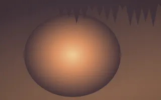 Golden Hour Cave X — colourful orange and pink cave background, variation X