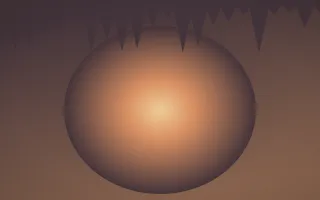 Golden Hour Cave XI — colourful orange and pink cave background, variation XI