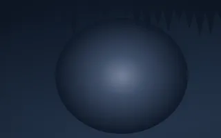 Moonlight Cave III — dark blue cave background, variation III