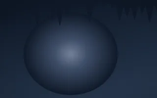 Moonlight Cave IV — dark blue cave background, variation IV