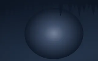 Moonlight Cave IX — dark blue cave background, variation IX