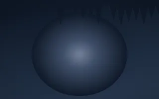 Moonlight Cave V — dark blue cave background, variation V