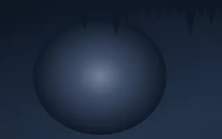 Moonlight Cave VII — dark blue cave background, variation VII