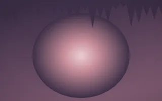 Rose Dusk Cave II — colourful red, pink and purple cave background, variation II