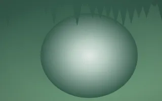 Spring Rain Cave III — light white and green cave background, variation III