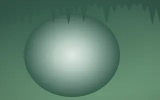 Spring Rain Cave IV — light white and green cave background, variation IV