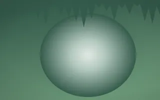 Spring Rain Cave IX — light white and green cave background, variation IX