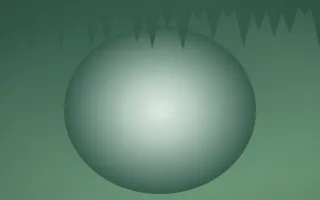 Spring Rain Cave V — light white and green cave background, variation V